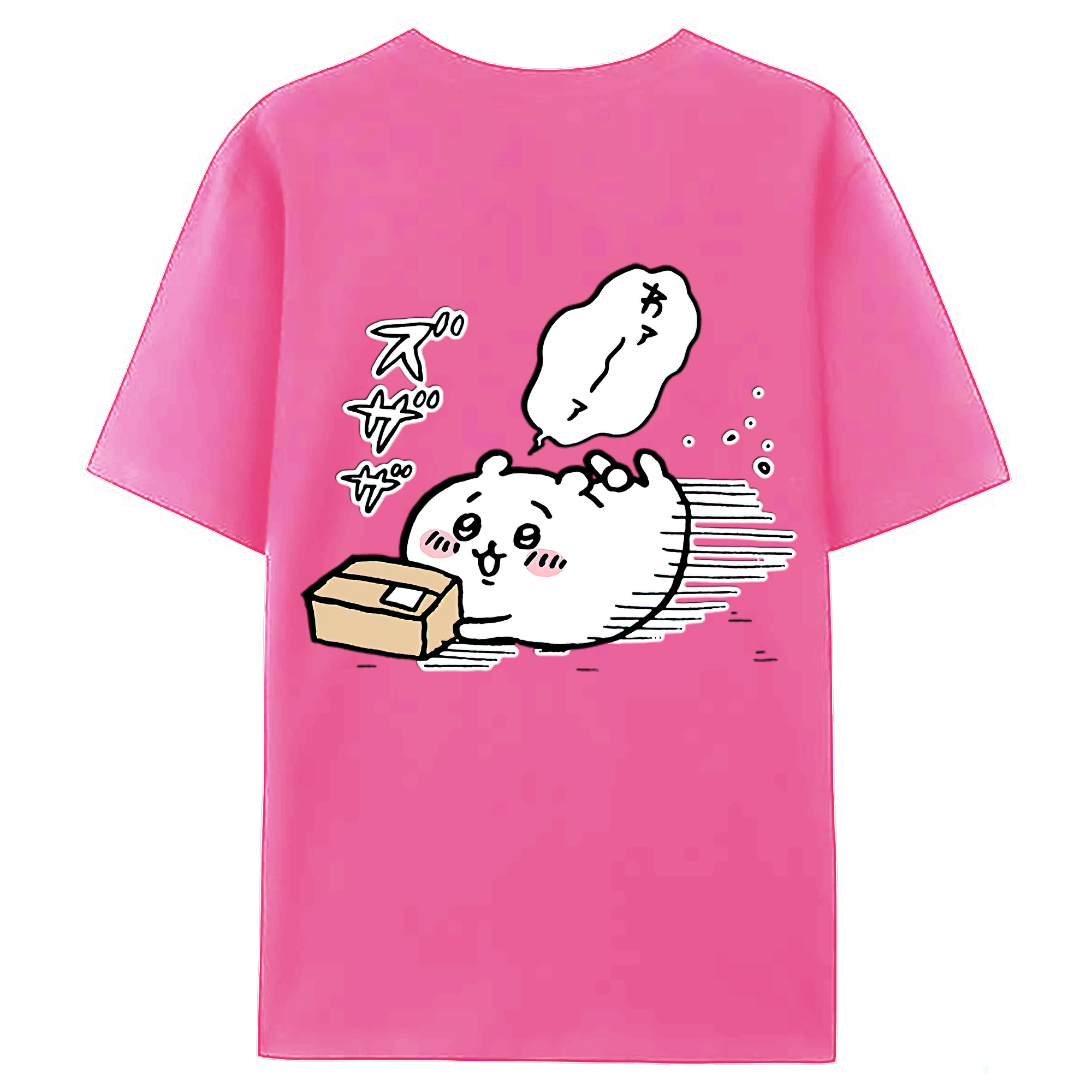 （画像用） ちいかわ ちいかわ Chii-kawa chiikawa レディース半袖Tシャツ(バックプリント)